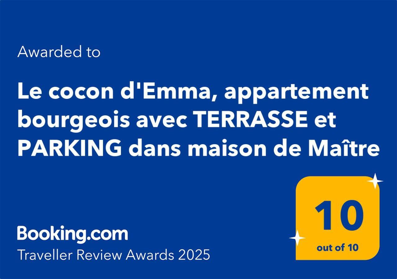 Le Cocon D'Emma, Appartement Bourgeois Avec Terrasse, Et Parking Gratuit Dans Maison De Maitre Straßburg Exterior foto